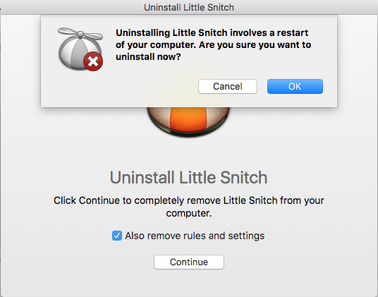 The Little Snitch Uninstall